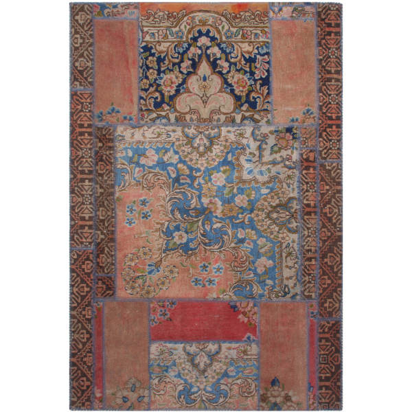 Main image of 复古波斯手工结拼布地毯 Bina