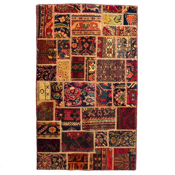 Main image of 复古波斯手工结拼布地毯 Zard