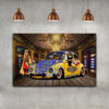 Thumbnail 3: 波斯帆布画 – 印制 Volkswagen 款