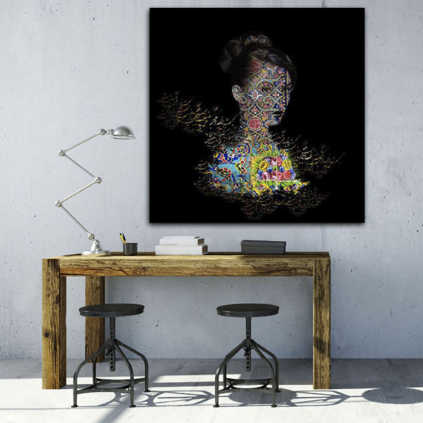 Main image of 波斯帆布画 – 印制 Black Parsi Queen 款