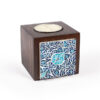 Thumbnail 2: 波斯木质立方体小蜡烛台 Iblue（2个）