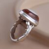 Thumbnail 2: 波斯苏莱曼红玛瑙银戒指（男士款，原版）
