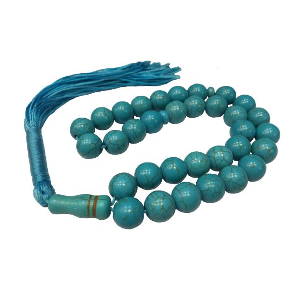 Main image of 伊斯兰绿松石念珠祈祷珠 工业米斯巴哈