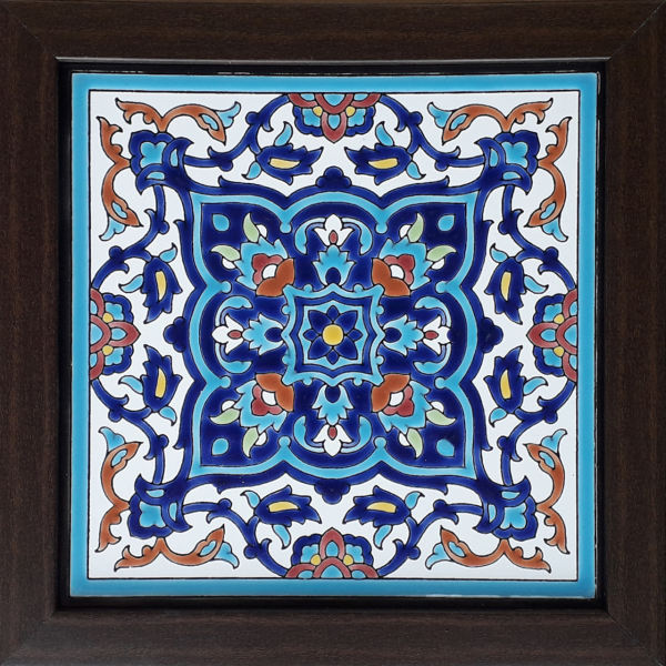 Main image of 装饰波斯镶框陶瓷砖 – 彩色款