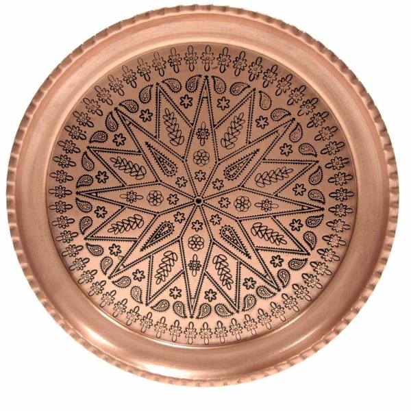 Main image of 波斯铜盘，传统手工锤制G84