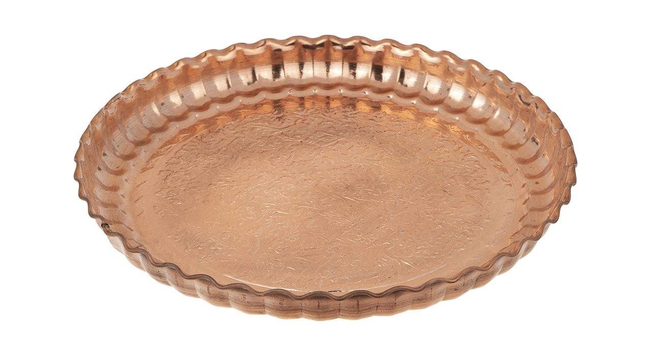 波斯铜盘，传统手工锤制Msi