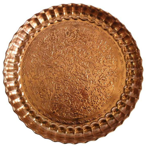 Main image of 波斯铜盘，传统手工锤制Hakaki