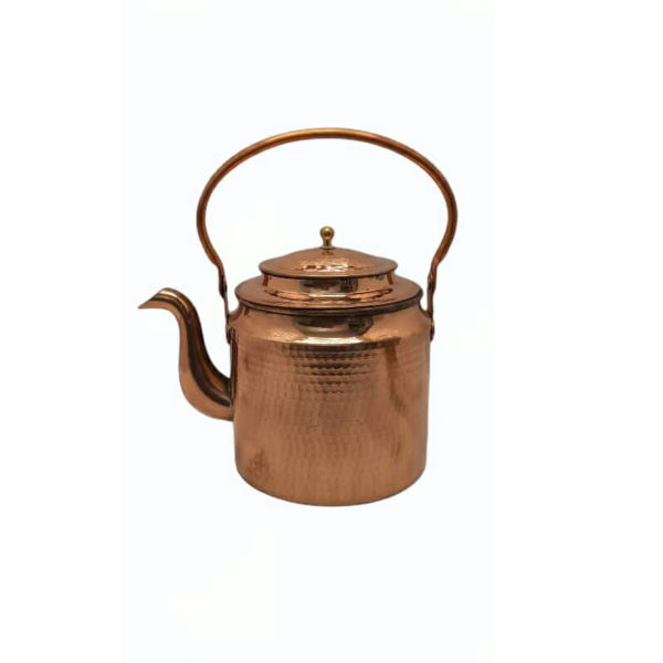 Main image of 波斯铜茶壶 耐用炉顶式 传统锤花款 Hamta