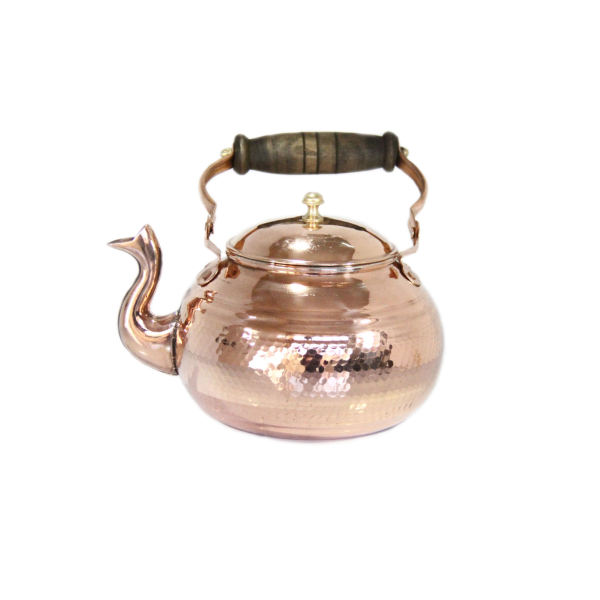 Main image of 波斯铜茶壶 耐用炉顶式 传统锤花款 Nazeri