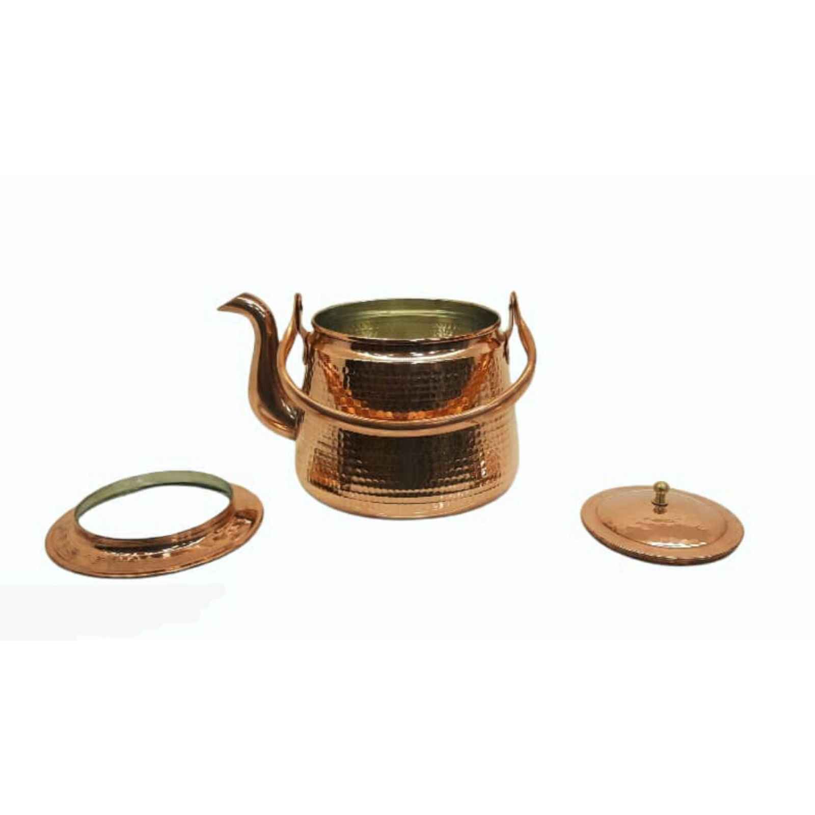 波斯铜茶壶 耐用炉顶式 传统锤花款 Zanjani