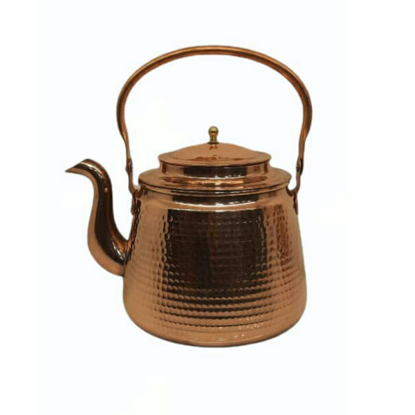 Main image of 波斯铜茶壶 耐用炉顶式 传统锤花款 Zanjani