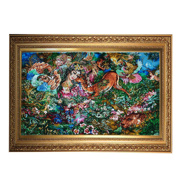 Main image of 大不里士手工编织波斯挂毯 —— 存在主题细密画