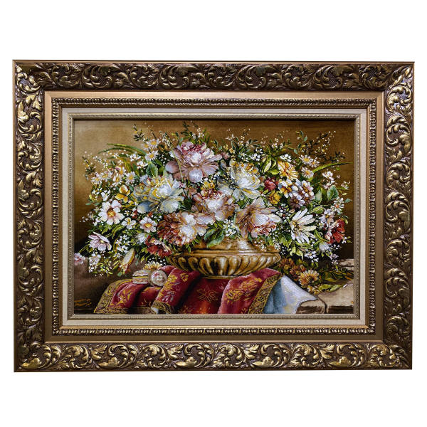 Main image of 大不里士手工编织波斯图案地毯 —— 花瓶图案