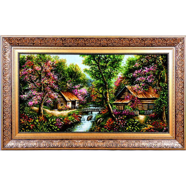 Main image of 大不里士手工编织波斯图案地毯 —— 乡村风景