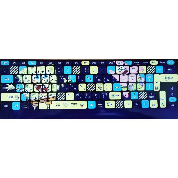 Main image of 波斯语键盘贴纸 – 海绵宝宝款
