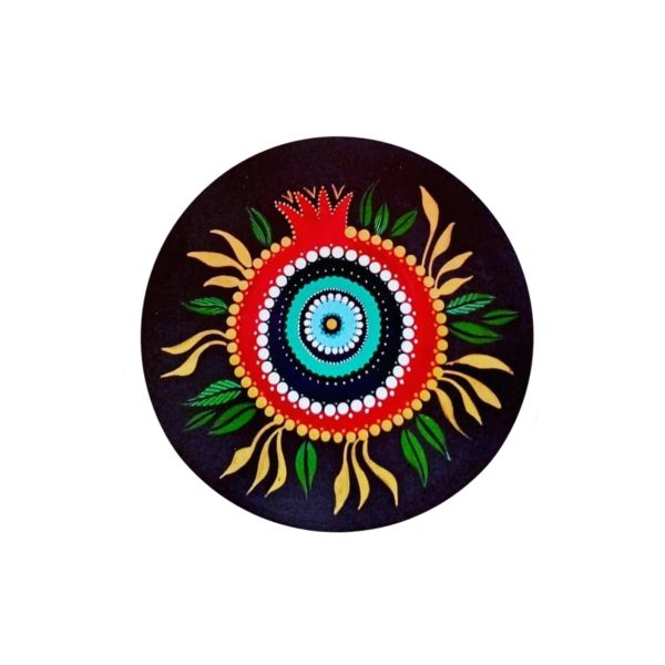 Main image of 手绘装饰陶瓷盘 石榴与护身眼（Anar & Nazar）