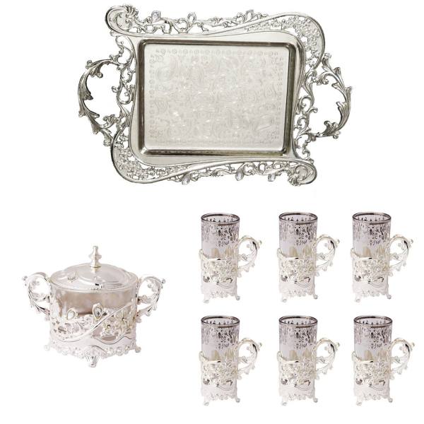 Main image of 波斯茶具 Azalia 银色款