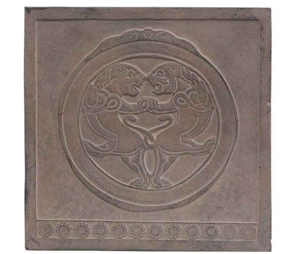 金杯中双狮铭文复制品 – 灵感源于古波斯