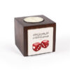 Thumbnail 2: 波斯木质立方体小蜡烛台 爱情