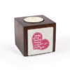 Thumbnail 2: 波斯木质立方体小蜡烛台 微笑（2个）