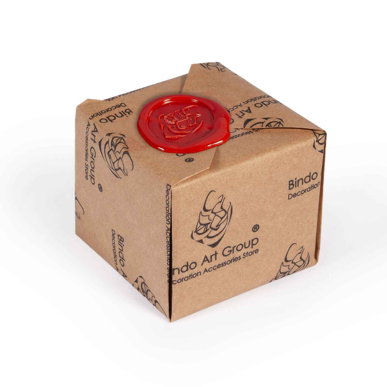 波斯木质立方体小蜡烛台 生活（2个）