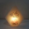 Thumbnail 3: 伊斯兰钻石盐灯 – 手工制作，带 Wa In Yakad 诗句