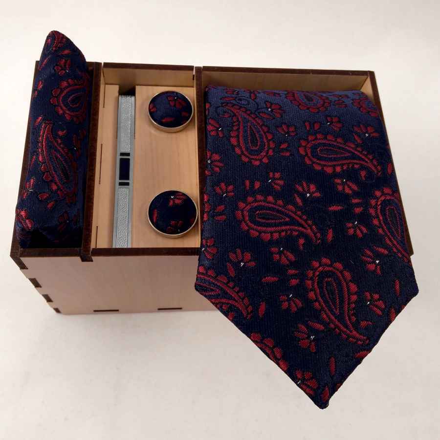 男士领带、手帕及袖扣套装 – 奢华 Special