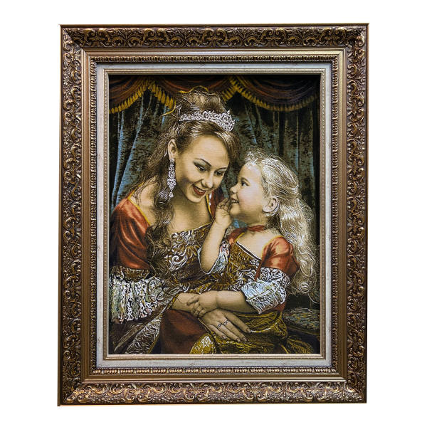 Main image of 大不里士手工编织波斯图案地毯 —— 母亲印章图案