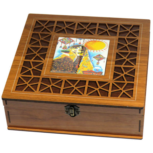 Main image of “Khatoon II” 复古波斯木质宝箱茶叶收纳盒