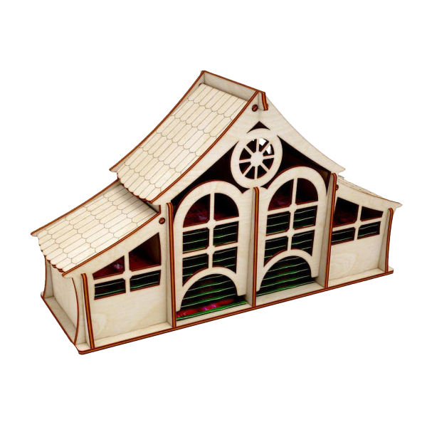 Main image of “Kolbeh” 直立式木质紧凑型波斯风茶叶收纳盒