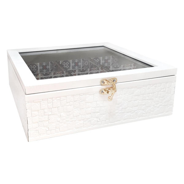 “Mahani” 传统波斯风木质宝箱茶叶收纳盒