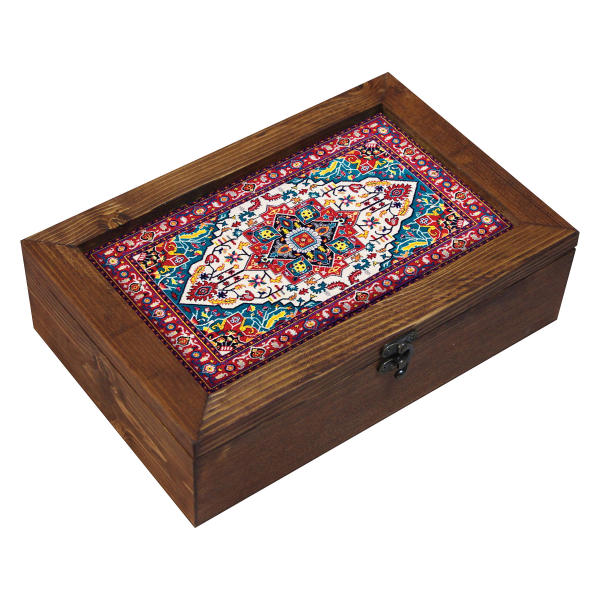 Main image of Sana 茶叶收纳盒 – 木制隔层款