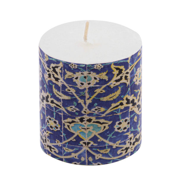 Main image of 波斯小烛台蜡烛 – 蓝色款（2个装）