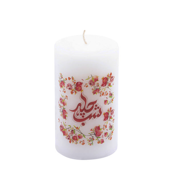 Main image of 柱形蜡烛 – Shabe Chele 风格，理想 Yalda 装饰（2个装）