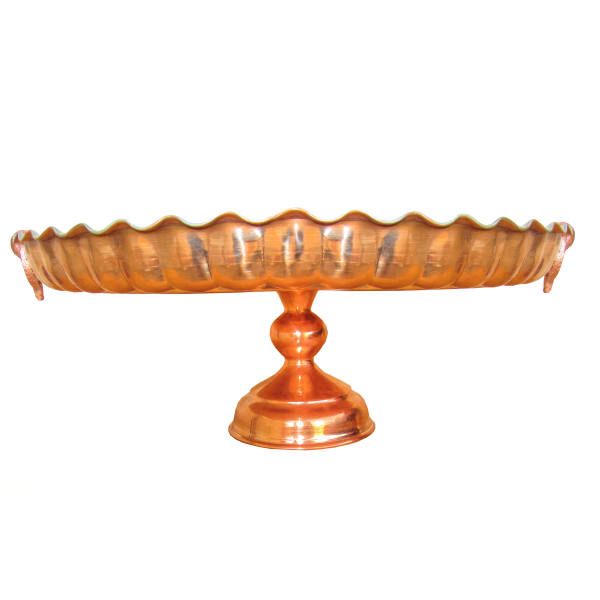 Main image of 波斯铜手工托盘 – 锤纹 Takin 款