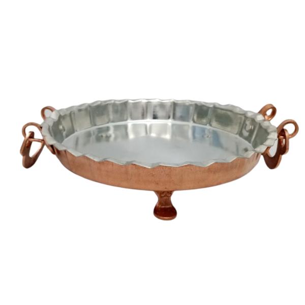 Main image of 波斯铜手工托盘 – 锤纹 Zarin II 款