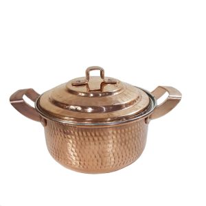 波斯铜制炖锅 – 传统手工锤纹款式 Rasti II