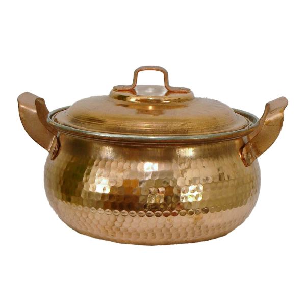 Main image of 波斯铜制炖锅 – 传统手工锤纹款式 Rosegold II
