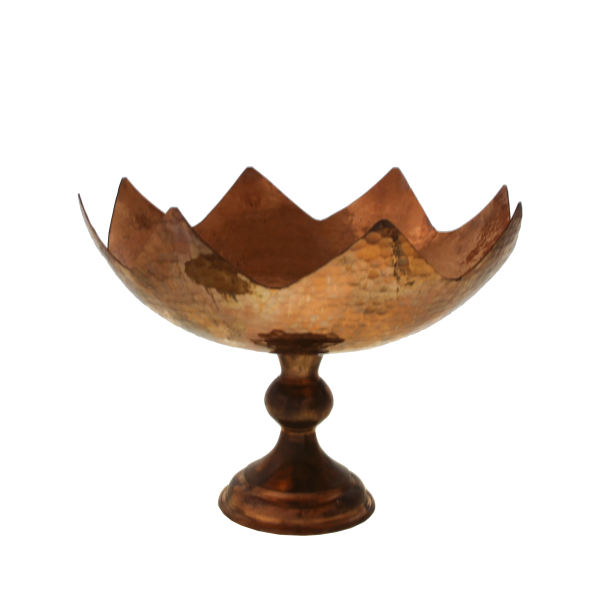 Main image of 适合盛水果和甜点的铜碗，手工锤制，星星款