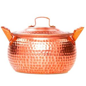 波斯铜制炖锅 – 传统手工锤纹款式 Sarvi II