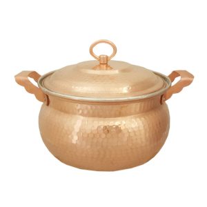 波斯铜制炖锅 – 传统手工锤纹款式 Spring