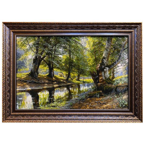 Main image of 手工结制波斯塔布里兹画毯，描绘风景