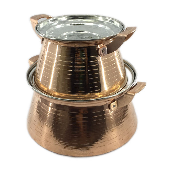 Main image of 波斯铜制炖锅 – 传统手工锤纹款式 Gilda（2 件套）