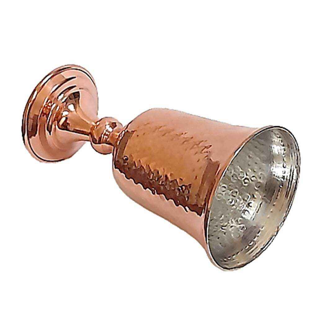 手工波斯铜红酒杯 – 锤纹款 Glsa