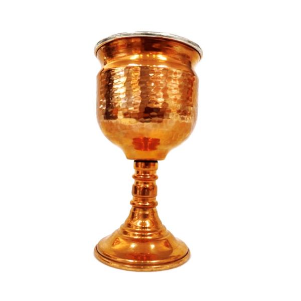 Main image of 手工波斯铜红酒杯 – 锤纹款 Shafagh