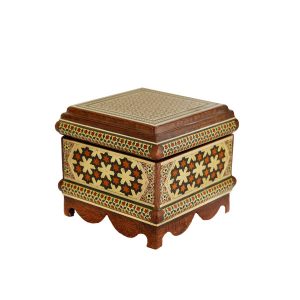 波斯手工木质首饰盒 – 卡塔姆工艺萨哈拉款