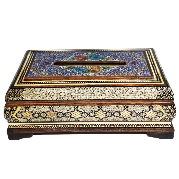 Main image of 波斯手工木质纸巾盒 – 卡塔姆工艺巴兰二号款