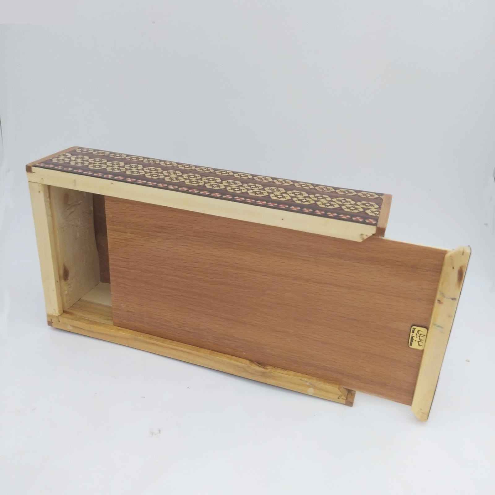 波斯手工木质纸巾盒 – 卡塔姆工艺戈尔萨尔款