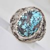 Thumbnail 2: 波斯银戒指 – 尼沙布尔绿松石 Ashura