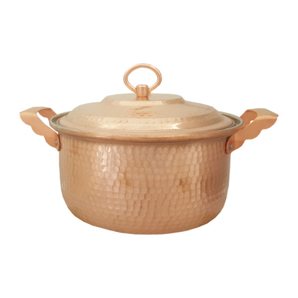 Main image of 波斯铜制炖锅 – 传统手工锤纹款式 Tabaan